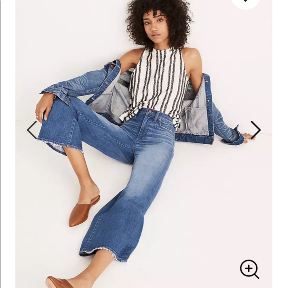 Wide leg crop!